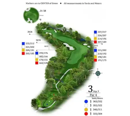 golf course 3d rendring